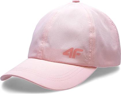 4F Παιδικό Καπέλο Jockey Υφασμάτινο Ροζ από το Modivo