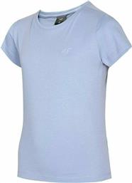 4F Παιδικό T-shirt Γαλάζιο από το MybrandShoes