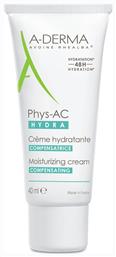 A-Derma Phys-AC 24ωρη Ενυδατική Κρέμα Προσώπου για Λιπαρές Επιδερμίδες κατά της Ακμής 40ml - A Derma από το Pharm24