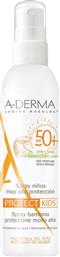A-Derma Αδιάβροχο Παιδικό Αντηλιακό Spray SPF50+ 200ml από το Pharm24