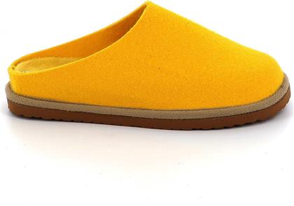 Adam's Shoes Χειμερινές Γυναικείες Παντόφλες σε Κίτρινο Χρώμα από το SerafinoShoes
