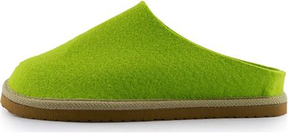 Adam's Shoes Χειμερινές Γυναικείες Παντόφλες σε Πράσινο Χρώμα από το SerafinoShoes