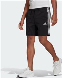Adidas 3-Stripes Αθλητική Ανδρική Βερμούδα Μαύρη από το MybrandShoes