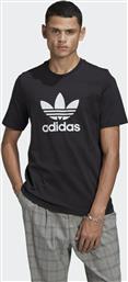 Adidas Adicolor Classics Trefoil Ανδρικό T-shirt Μαύρο με Λογότυπο από το Spartoo