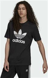Adidas Adicolor Classics Trefoil Ανδρικό T-shirt Μαύρο με Λογότυπο από το Sneaker10