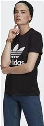 Adidas Adicolor Classics Trefoil Γυναικείο Αθλητικό T-shirt Μαύρο