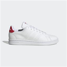 Adidas Advantage Sneakers Cloud White / Better Scarlet από το Spartoo