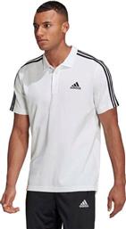 Adidas Ανδρική Μπλούζα Polo Κοντομάνικη Λευκή από το Modivo
