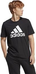 Adidas Ανδρικό T-shirt Μαύρο με Λογότυπο