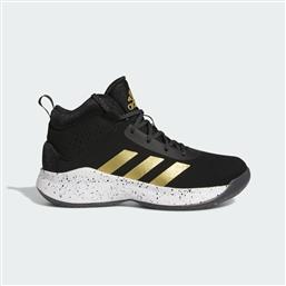 Adidas Αθλητικά Παιδικά Παπούτσια Μπάσκετ Cross Em Up 5 K Core Black / Gold Metallic / Cloud White