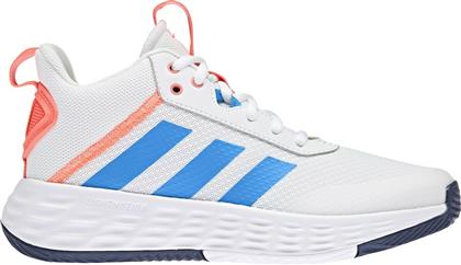 Adidas Αθλητικά Παιδικά Παπούτσια Μπάσκετ Cloud White / Blue Rush / Dark Blue