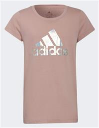 Dance Metallic Παιδικό T-shirt Ροζ Adidas από το MybrandShoes