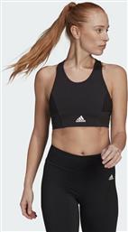 Adidas Designed To Move Aeroready Γυναικείο Αθλητικό Μπουστάκι Μαύρο