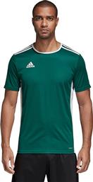 Adidas Entrada 18 Jersey Αθλητικό Ανδρικό T-shirt Πράσινο με Λογότυπο