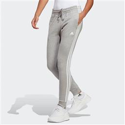 Adidas Essentials 3-Stripes Παντελόνι Γυναικείας Φόρμας με Λάστιχο Medium Grey Heather από το SportsFactory