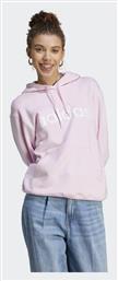 Adidas Essentials Linear Γυναικείο Φούτερ με Κουκούλα Ροζ από το Modivo