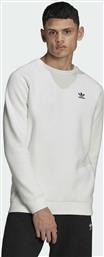 Adidas Essentials Trefoil Ανδρικό Φούτερ Fleece Λευκό από το Modivo