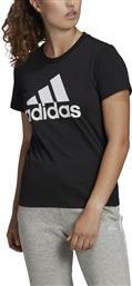 Adidas Loungewear Essentials Logo Γυναικείο Αθλητικό T-shirt Μαύρο