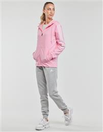 Adidas Μακριά Γυναικεία Ζακέτα Φούτερ με Κουκούλα Ροζ