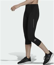 Adidas Own The Run Running Γυναικείο Capri Κολάν Ψηλόμεσο Μαύρο