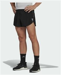 Adidas Own The Run Split Αθλητική Ανδρική Βερμούδα Μαύρη από το Cosmos Sport