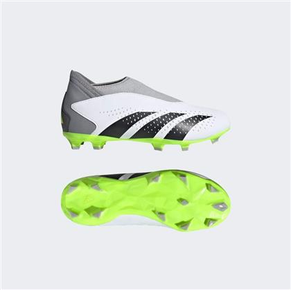 Adidas Παιδικά Ποδοσφαιρικά Παπούτσια Accuracy.3 με Τάπες και Καλτσάκι Χωρίς Κορδόνια Λευκά από το Outletcenter