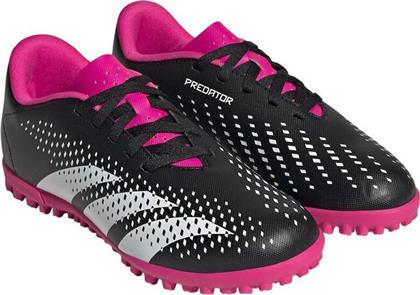 Adidas Παιδικά Ποδοσφαιρικά Παπούτσια Predator Accuracy4 TF με Τάπες Core Black / Cloud White / Team Shock Pink 2 από το Cosmos Sport