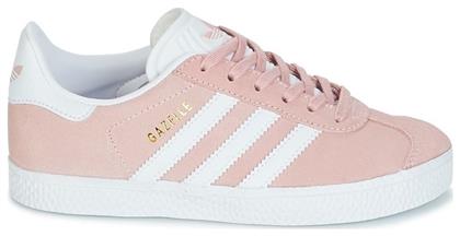 Adidas Παιδικά Sneakers Gazelle Ανατομικά για Κορίτσι Icey Pink / Cloud White / Gold Metallic