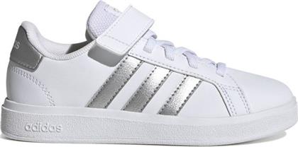 Adidas Παιδικά Sneakers Grand Court 2.0 Matte Silver / Cloud White