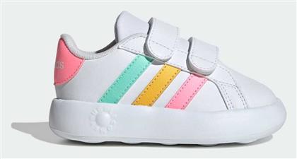 Adidas Παιδικά Sneakers Grand Court 2.0 με Σκρατς Λευκά από το Outletcenter