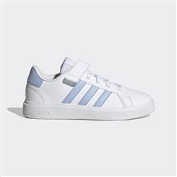 Adidas Παιδικά Sneakers Grand Court Cloud White / Blue Dawn / Clear Pink