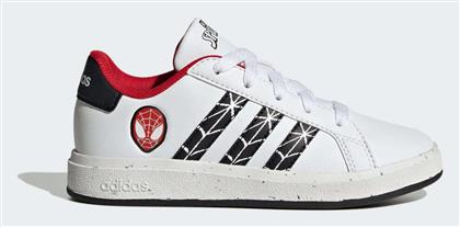 Adidas Παιδικά Sneakers Grand Court x Marvel Spider-Man Cloud White / Core Black / Better Scarlet