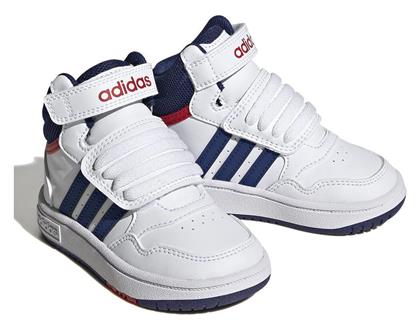 Adidas Παιδικά Sneakers High Hoops Λευκά