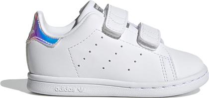 Adidas Παιδικά Sneakers Stan Smith με Σκρατς Cloud White / Silver Metallic από το Modivo