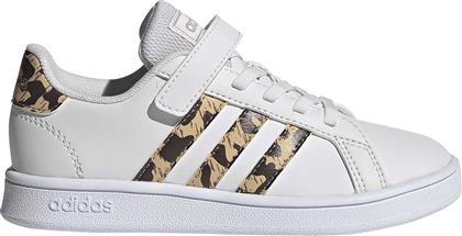 Adidas Παιδικά Sneakers Grand Court Ps Cloud White / Champagne Met