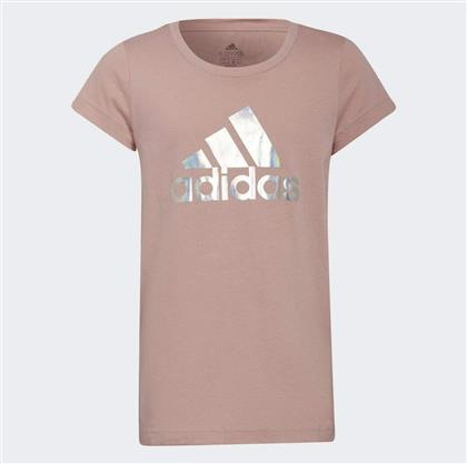 Adidas Dance Metallic Παιδικό T-shirt Ροζ από το MybrandShoes