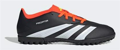 Adidas Predator Club TF Χαμηλά Ποδοσφαιρικά Παπούτσια με Σχάρα Core Black / Cloud White / Solar Red από το Modivo