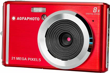 AgfaPhoto DC5200 Compact Φωτογραφική Μηχανή 21MP με Οθόνη 2.4'' και Ανάλυση Video 1280 x 720 pixels Κόκκινη από το e-shop