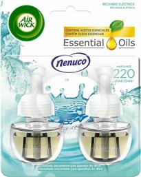 Airwick Ανταλλακτικό για Διαχυτή Αρώματος Essential Oils Nenuco 2x19ml από το e-Fresh