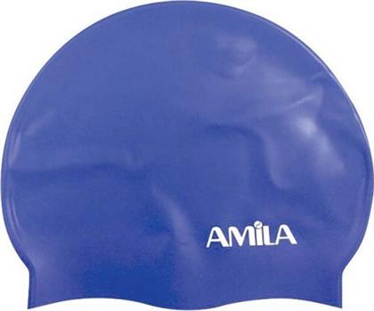 Amila Σκουφάκι Κολύμβησης Ενηλίκων από Σιλικόνη Μπλε από το Polihome