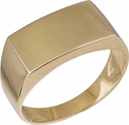 Ανδρικό χρυσό δαχτυλίδι Κ14 034290 034290 Χρυσός 14 Καράτια