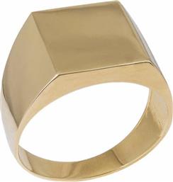 Ανδρικό δαχτυλίδι σεβαλιέ από χρυσό Κ14 034291 034291 Χρυσός 14 Καράτια