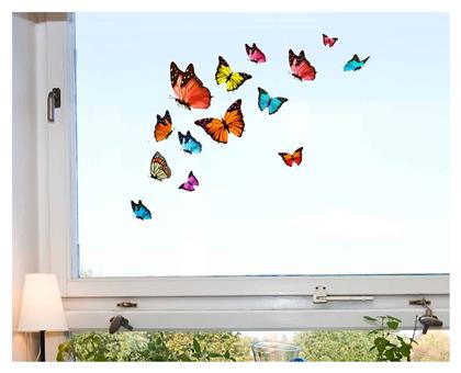 Ango Παιδικό Διακοσμητικό Αυτοκόλλητο Τζαμιού Butterflies 14τμχ από το 24home