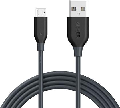 Anker Regular USB 2.0 to micro USB Cable Μαύρο 1.8m (A8133G11) από το Public