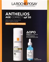 Anthelios Age Correct Spf50 +hyalu B5 Serum 10ml Σετ με Serum από το Pharm24