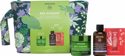 Apivita Bee Radiant Σετ Περιποίησης με Κρέμα Προσώπου για Κανονικές/Μικτές Επιδερμίδες από το Pharm24