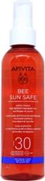 Apivita Bee Sun Safe Ηλίανθος & Καρότο Αδιάβροχο Αντηλιακό Λάδι για το Σώμα SPF30 σε Spray 200ml