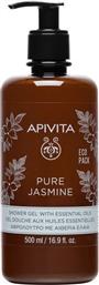 Apivita Pure Jasmine Αφρόλουτρο σε Gel με Aιθέρια Έλαια Γιασεμί 500ml από το Pharm24
