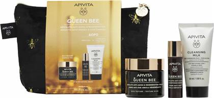Apivita Queen Bee Light Cream Σετ Περιποίησης με Κρέμα Προσώπου και Serum