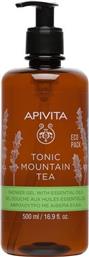 Apivita Tonic Mountain Tea Αφρόλουτρο σε Gel με Αιθέρια Έλαια 500ml από το Pharm24